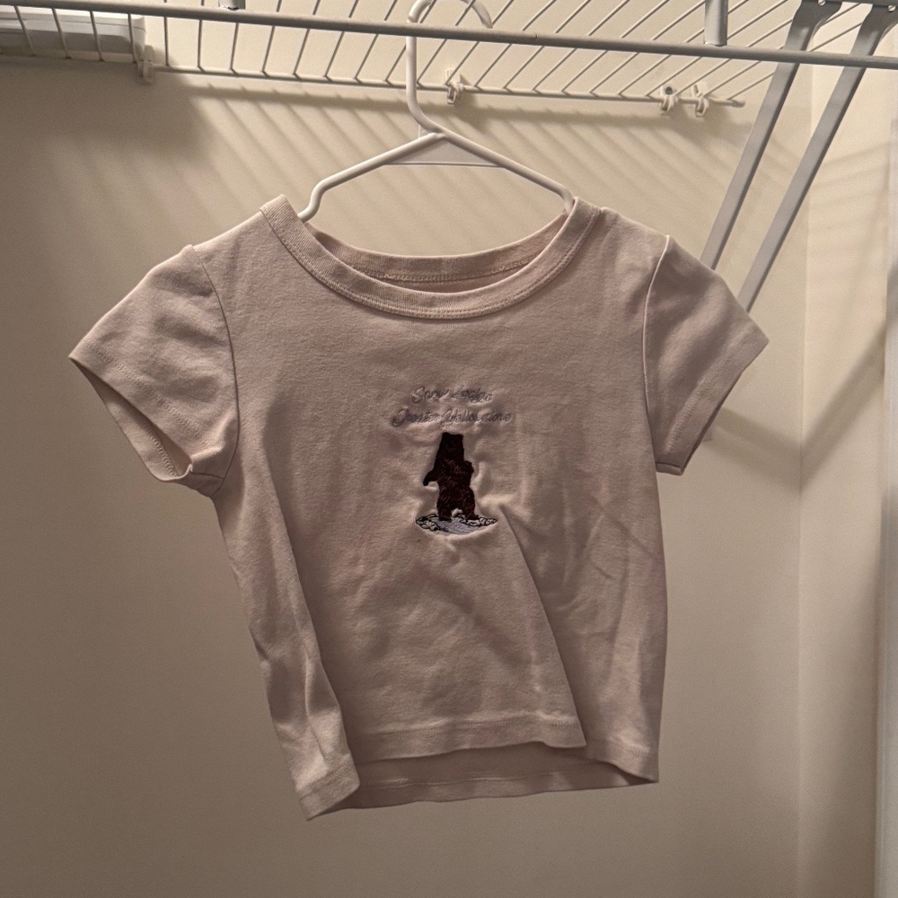 JOHN GALT baby tee with bear